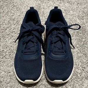 Navy Blue Athletic Sneakers Skechers Bobs